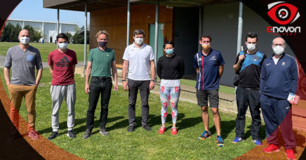 Romain Briffa, With The Mission D'Accompagnement à La Performance Of The CREPS Of Bordeaux, Led A Meeting On Video During High Level Training